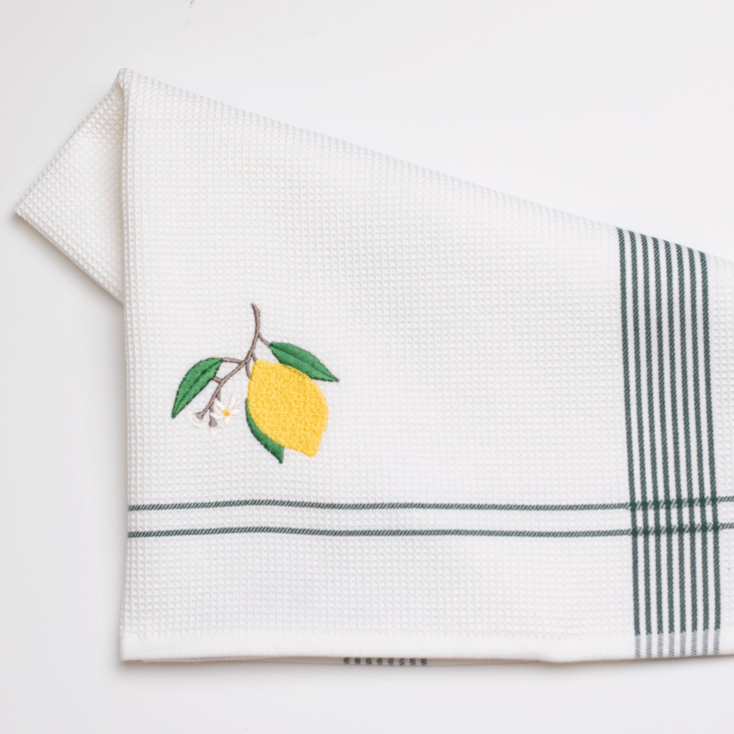 Luxury Tea Towel with Embroidery 100% Cotton