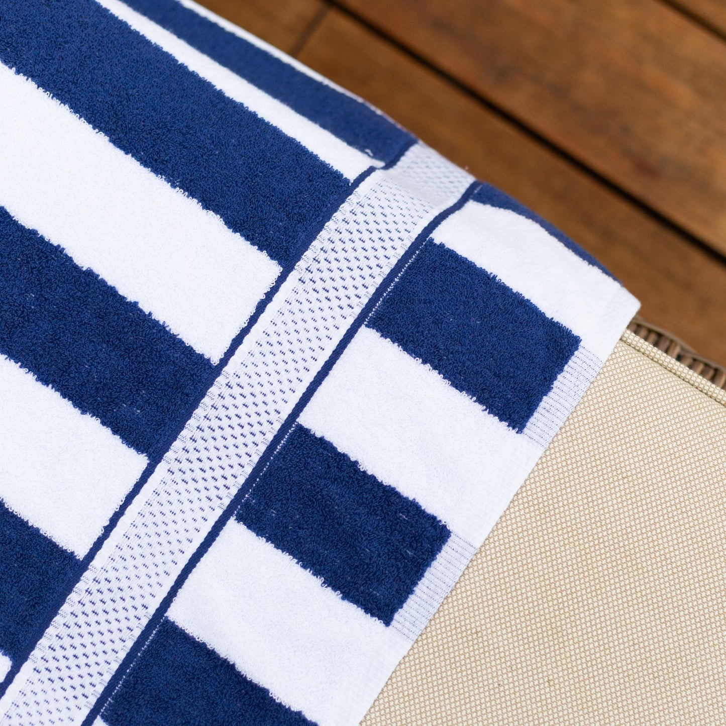 Toalha de Piscina/Praia 100% Algodão Riscas