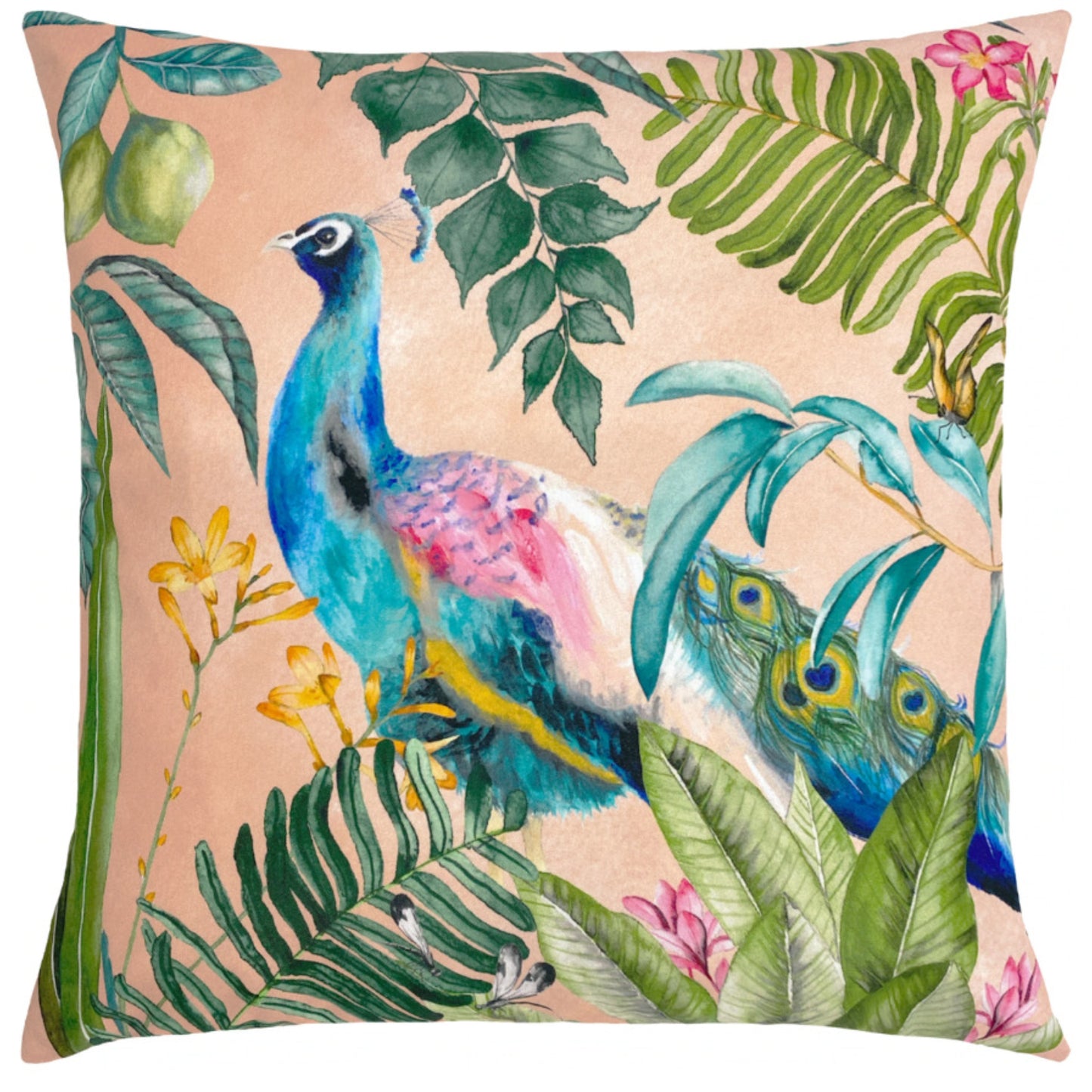 Decorative Outdoor Cushion "Peacock"
