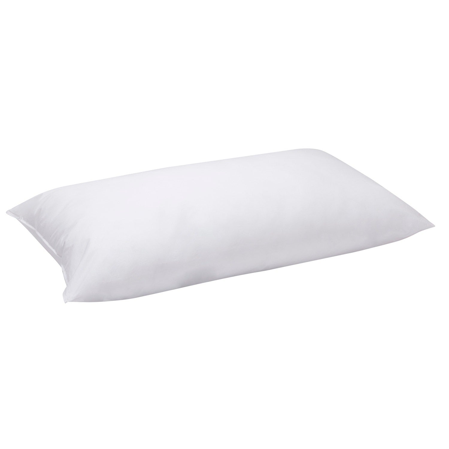 White pillow on a white background