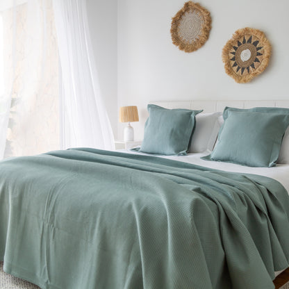 Colcha "Waffle" 100% Algodão - NOVO!