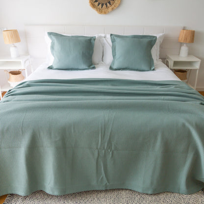 Colcha "Waffle" 100% Algodão - NOVO!