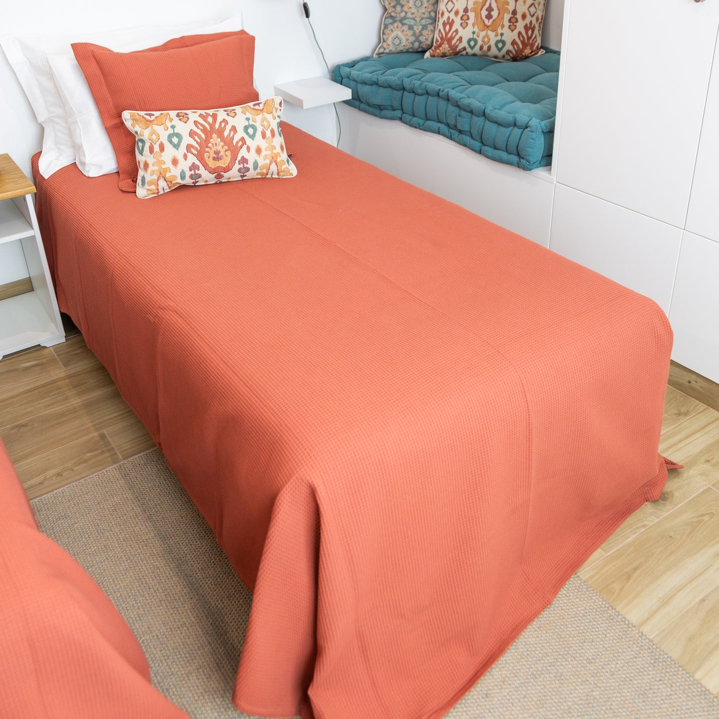 Colcha "Waffle" 100% Algodão - NOVO!