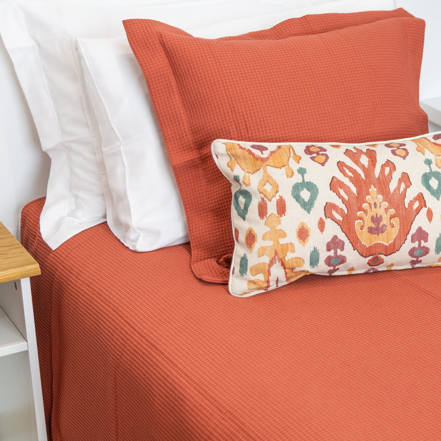 Colcha "Waffle" 100% Algodão - NOVO!