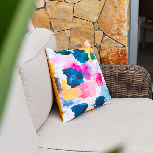 Almofada Decorativa para Exterior "Watercolours"