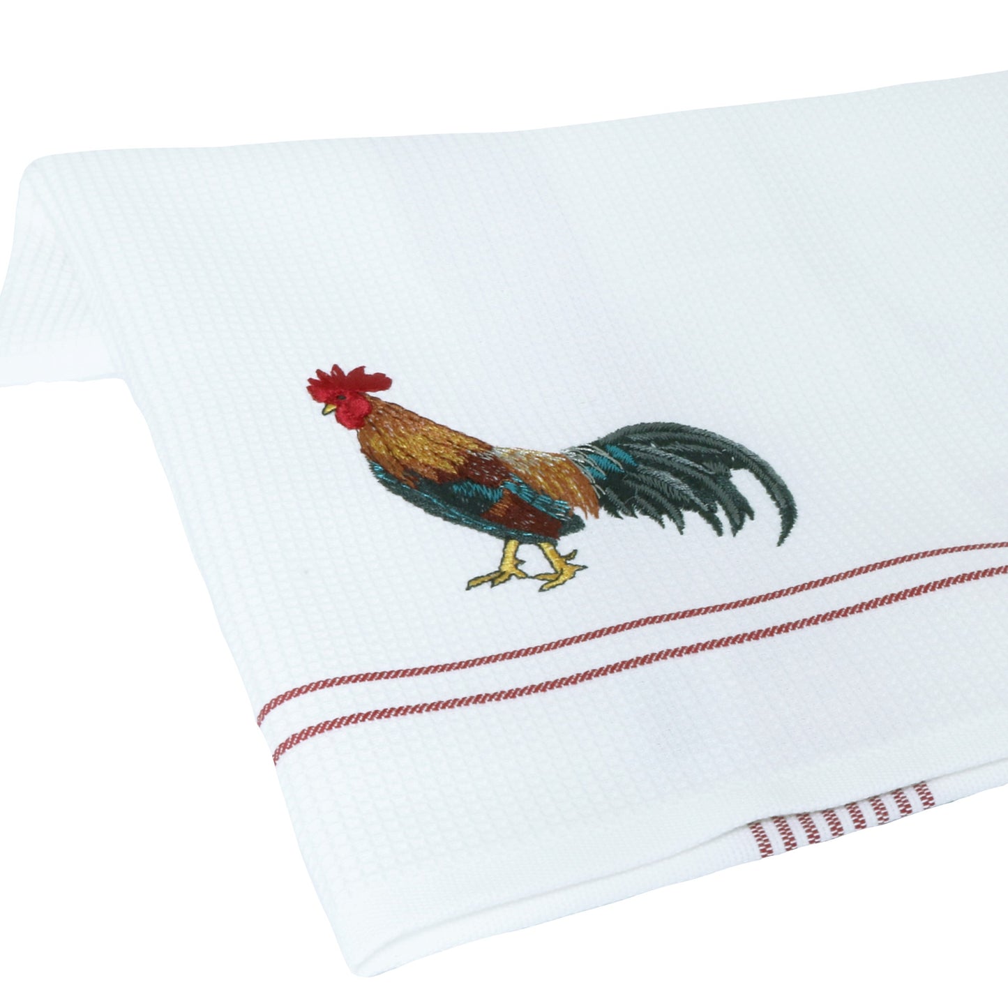 Luxury Tea Towel with Embroidery 100% Cotton