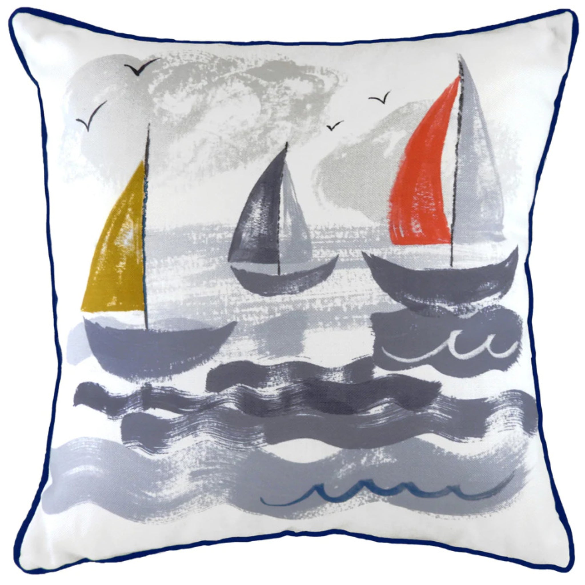 Indoor/Outdoor Decorative Pillow - Sanibel Island Nautical Map - 2 Siz –  Shop 