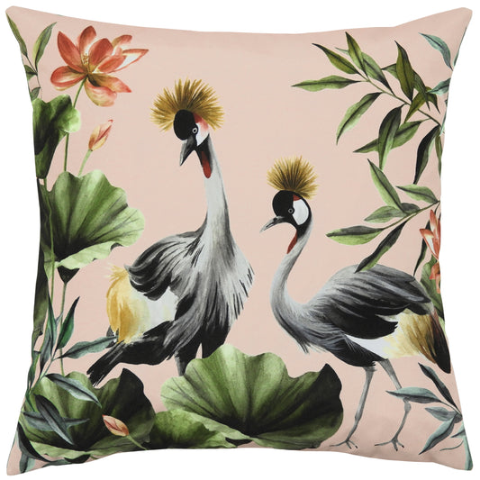Decorative Outdoor Cushion "Cranes"
